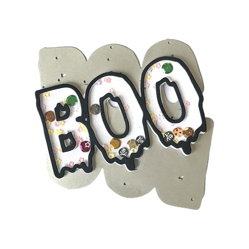 

Halloween BOO Metal Cutting Dies Photo Album Journal Diary Decoration Present 1