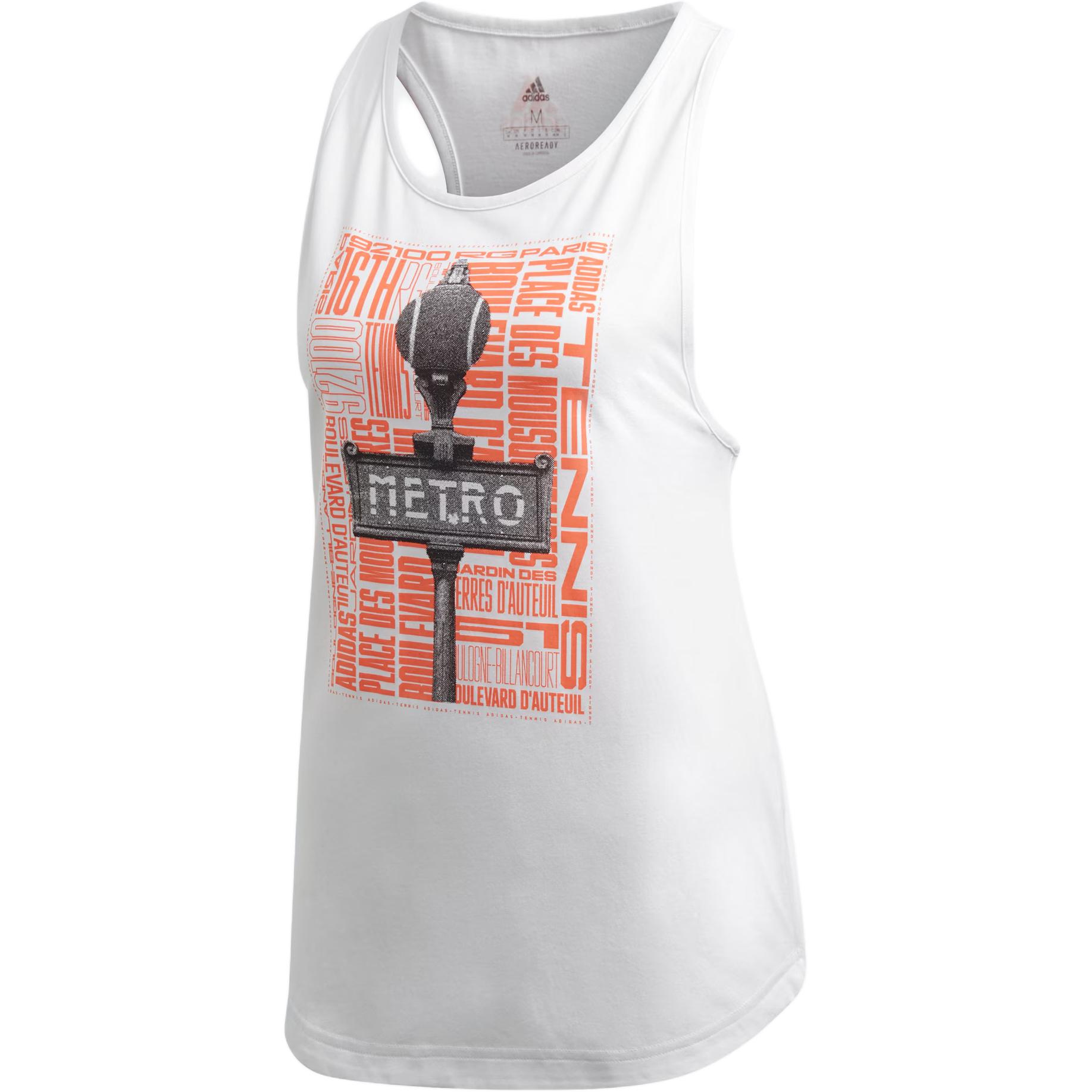 

Adidas Удобная Повседневная Универсальная Майка Женские Топы Белый FM4427 M