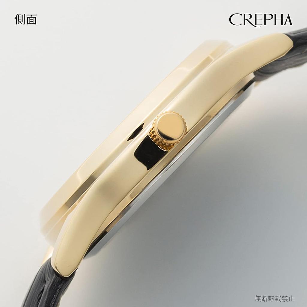 Klefer Analog Waterproof Watch with Leather Men's Strap, Black, TE-AM033-BKG