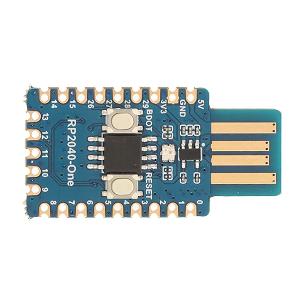 Microcontroller RP2040 One USB A Male Port Dual Core 4MB Flash PCB Pico Expansion Board for