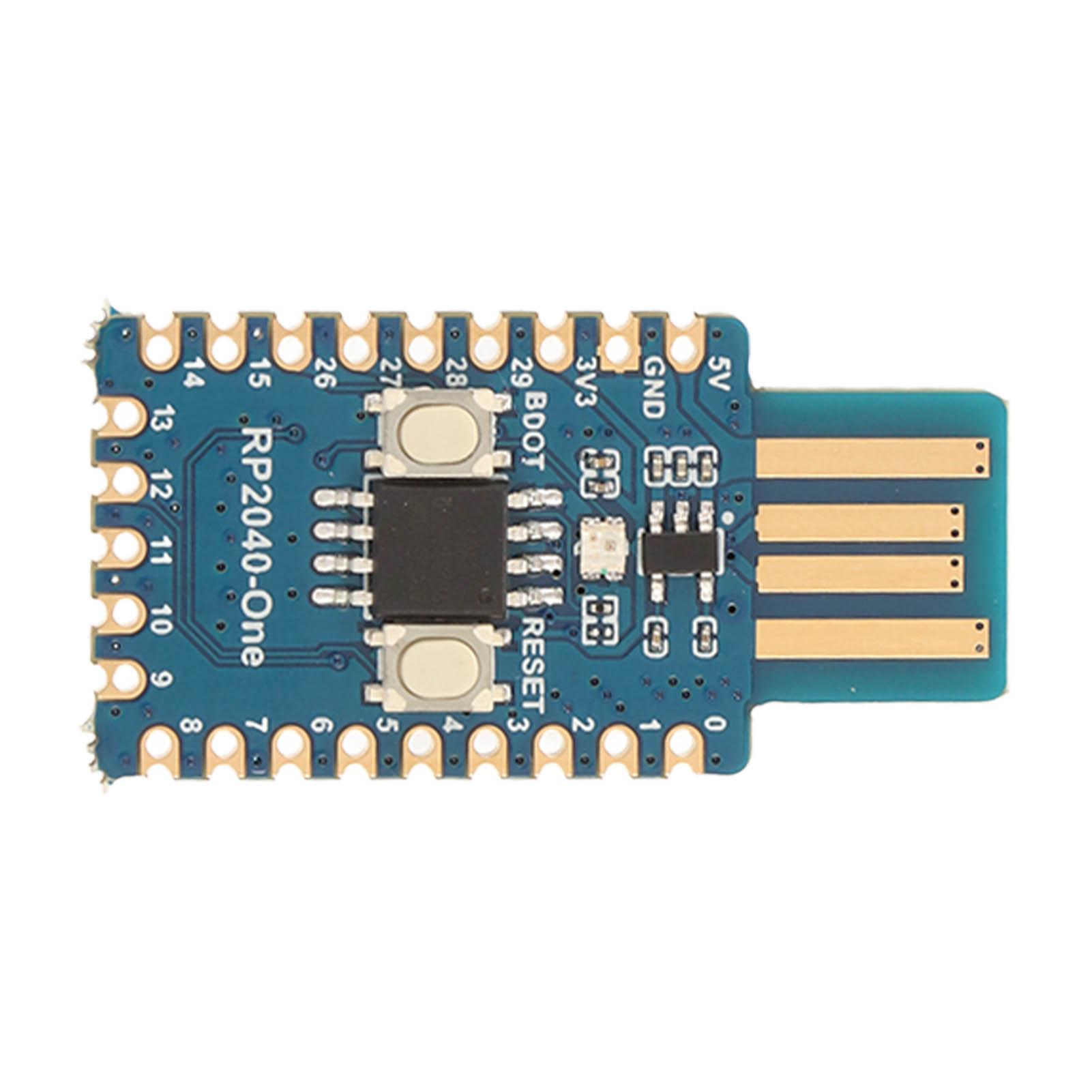 

Microcontroller RP2040 One USB A Male Port Dual Core 4MB Flash PCB Pico Expansion Board for Raspberry Pi