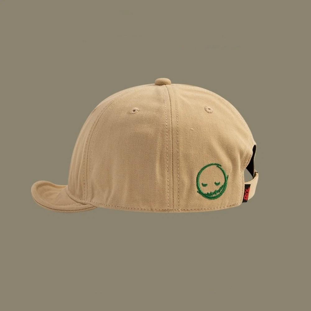 

Fashion Short Brim Baseball Cap Four Seasons Adjustable Snapback Hat Solid Color Baseball Hats Women хаки
