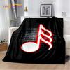 Note Music Colorful Musical Score Cartoon Blanket,Soft Throw Blanket for Home Bedroom Bed Sofa Picnic Travel Office Cover Child