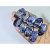 294Cts. Natural Blue Sodalite Oval Cabochon Loose Gemstone 09Pcs Lot 33-44MM C-1505