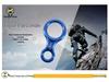 Aluminum Alloy 35KN Figure-Eight Descender for High-Altitude Rock Climbing and Abseiling