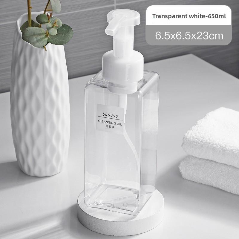 Facial Cleanser Foaming Machine, Hand Sanitizer, Shampoo, Body Wash, Portioning Bottle, Plastic Press-type Portable Mousse Foam Bottle