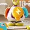 Baby Sensory Cube Reisespielzeug mit Knöpfen, Zappeln, pädagogisches Vorschulspielzeug, Spiele, Montesori-Spielzeug für Kinder, Geschenk für Jungen und Mädchen