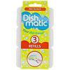 Dishmatic Anti-Scratch Sponge Scourers (Pack of 3)