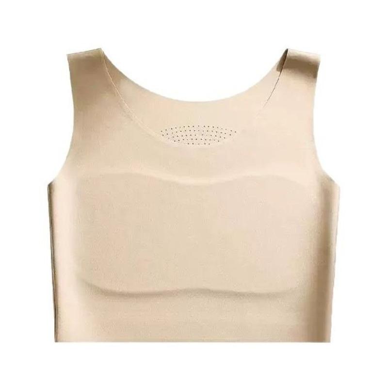 Seamless Invisible Foundation Vest Bra Wire-free Thin Breathable Plus Size Underwear for Women