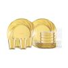 Glasslock Amber 16-Piece Tableware Set
