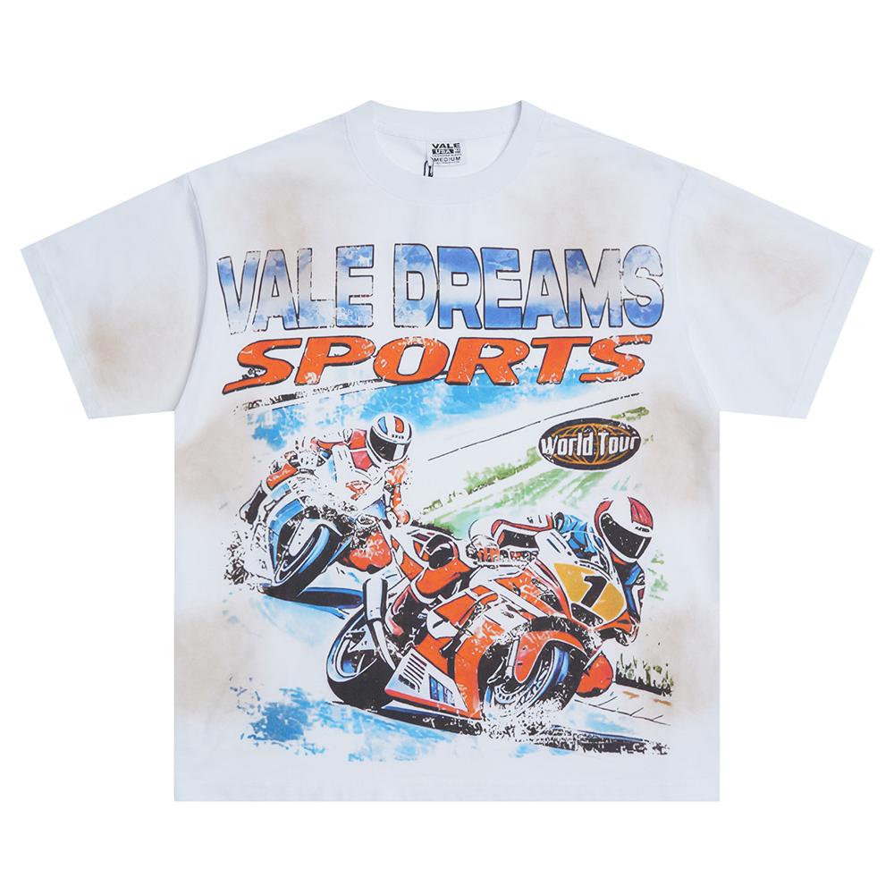 

V516 VVale Forever Valley Sport MOTOCROXXX Футболка Летняя Уличная Модная Футболка S