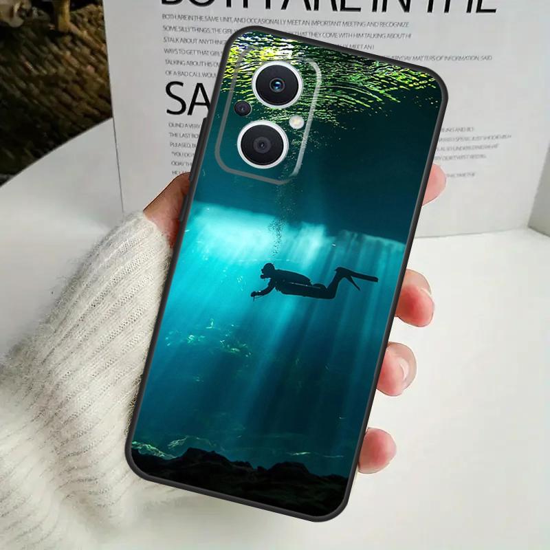 

Scuba Diving Phone Case For OPPO Reno 8T 14F 13 F 12 11 10 14 Pro 7 8 Lite OPPO Find X8 X6 X5 X9 Pro Cover OPPO Find X8 Pro