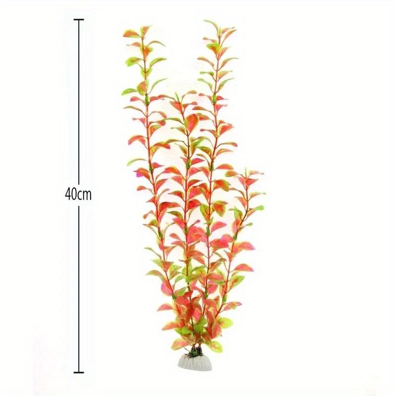 5pcs 40cm Artificial Plastic Underwater Plants Aquarium Fish Tank Decoration Water Grass Viewing Decorations.