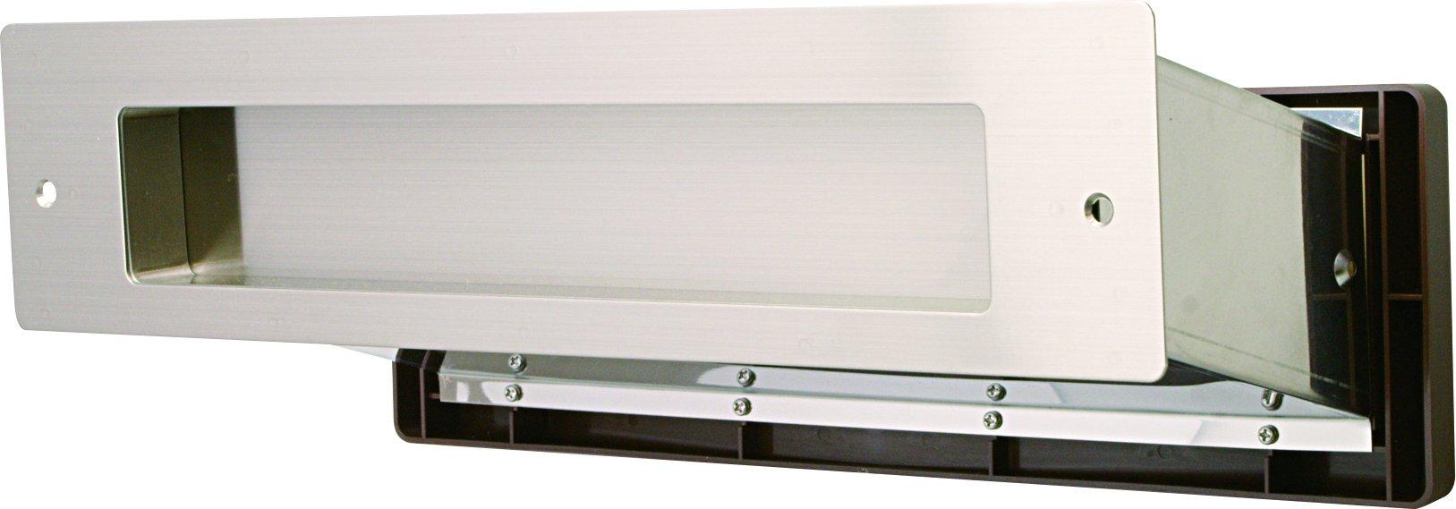 

Mizukami Metal No. 3000 Post with Inner Lid, Airtight Type for Thick Walls, Hairline Clear (001-5953) 1 unit