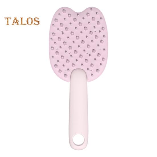 

1/2 шт. двухсторонняя щетка для шерсти домашних животных, массажная щетка для собак, кошек, щенков, котят, расческа для удаления спутанной шерсти, инструмент для ухода за домашними животными 1pc розовый