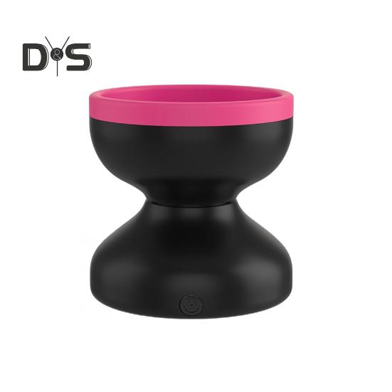 

Электрический очиститель для кистей для макияжа с питанием от USB, силиконовый коврик для чистки косметических кистей, портативная автоматическая машина для чистки косметических кистей, моющие средства розовый/чёрный