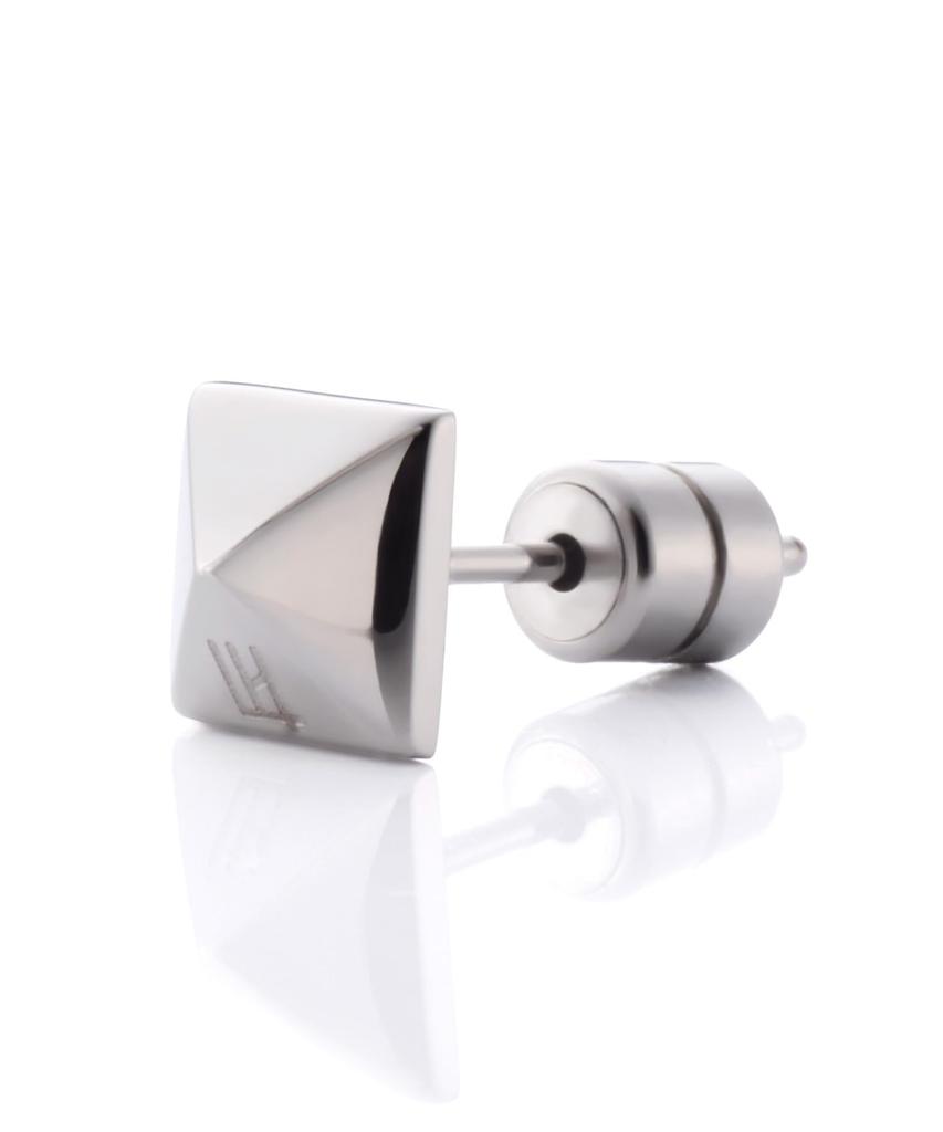 LION HEART Earrings (Single) [Limited Edition] "LH-1" Pyramid Stud Earrings / Surgical Stainless Steel (Hypoallergenic) [LION HEART]