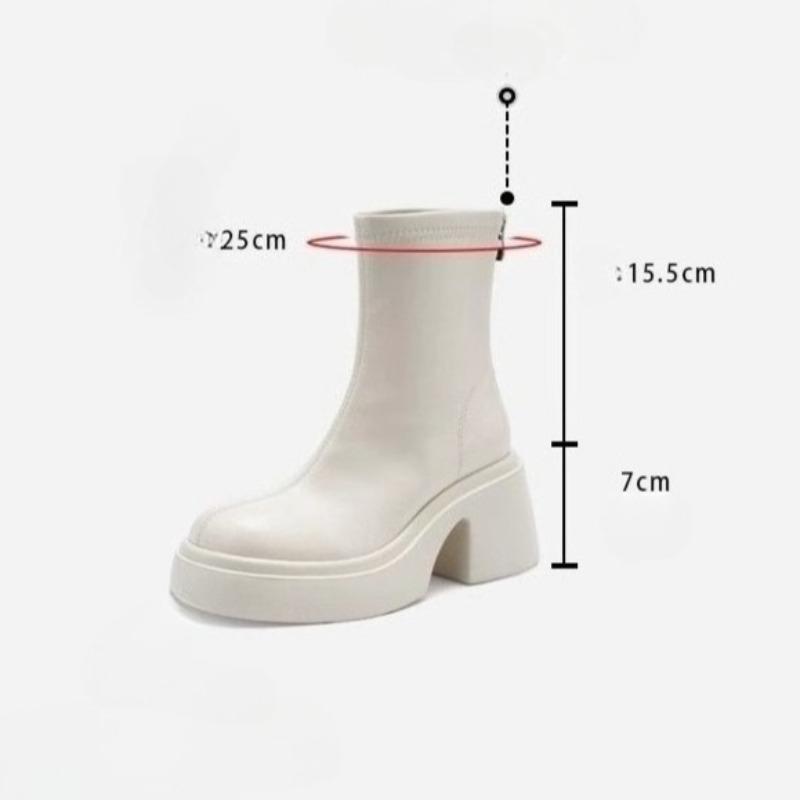 Fashion High Heels Women Ankle Boots Fad Winter New Trends Shoes for Woman 2025 Classical Dress Pumps Chunky Short Boots Snow Zapatillas
