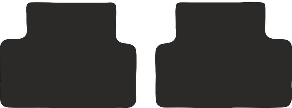 Rear Floor Mats For Opel Zafira C Minivan 2012-2018