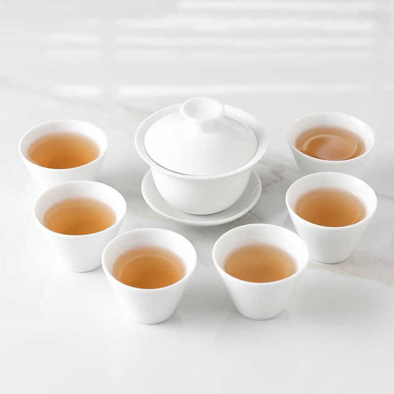 Yuzhuxun Ceramic Kung Fu Tea Set with Lid Bowl