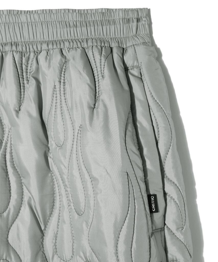 CRITIC Flame Quilting Pants Light Gray