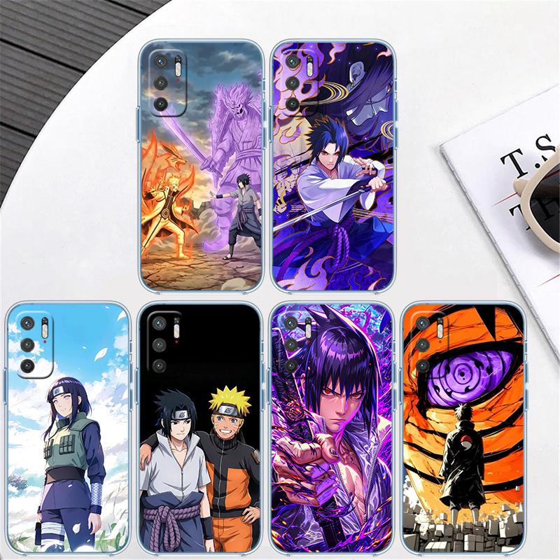 Naruto Uzumaki Transparent Phone Case for Samsung Galaxy A04 A04S A14 A23 A34 A54 M23 M33 M52 M53