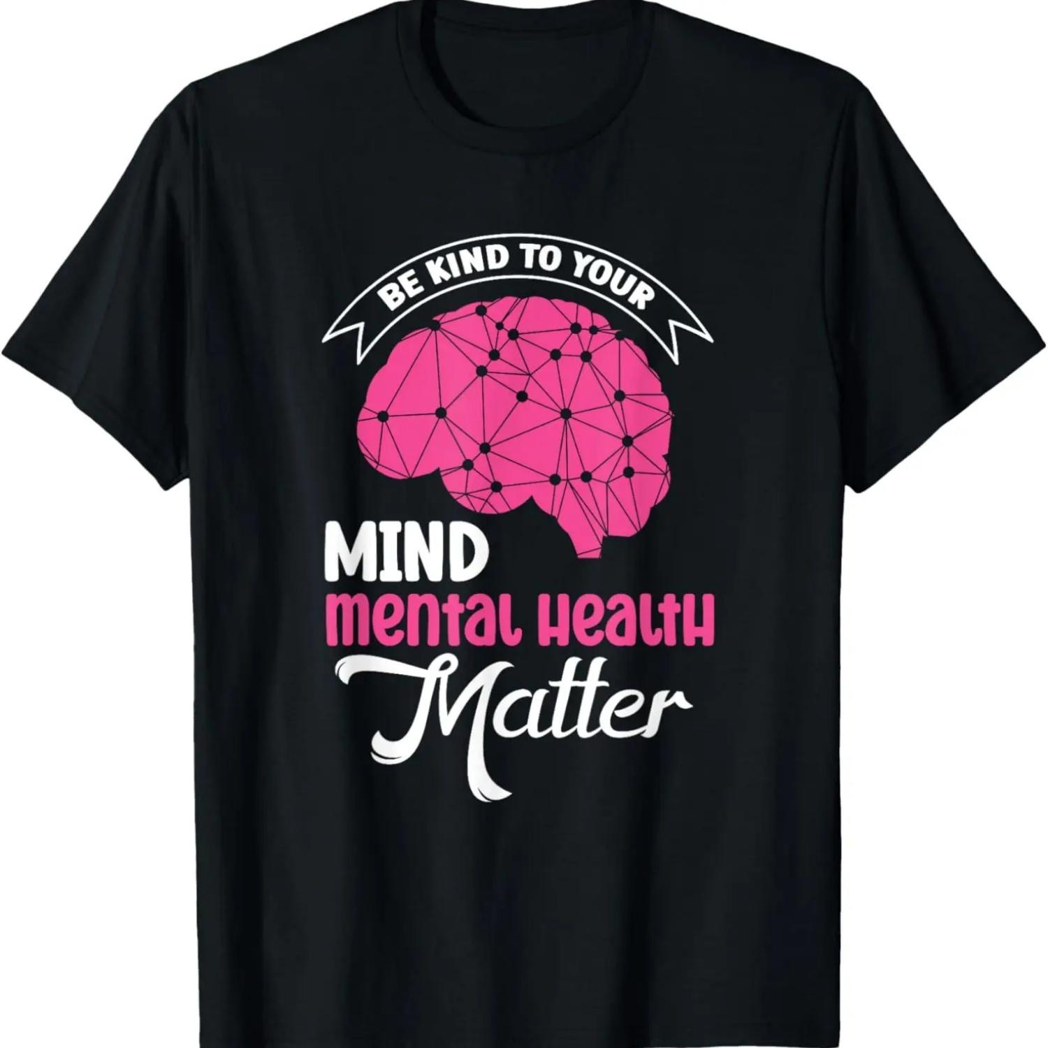 Будь добр к своему разуму Забота о психическом здоровье Забота о себе Футболка S