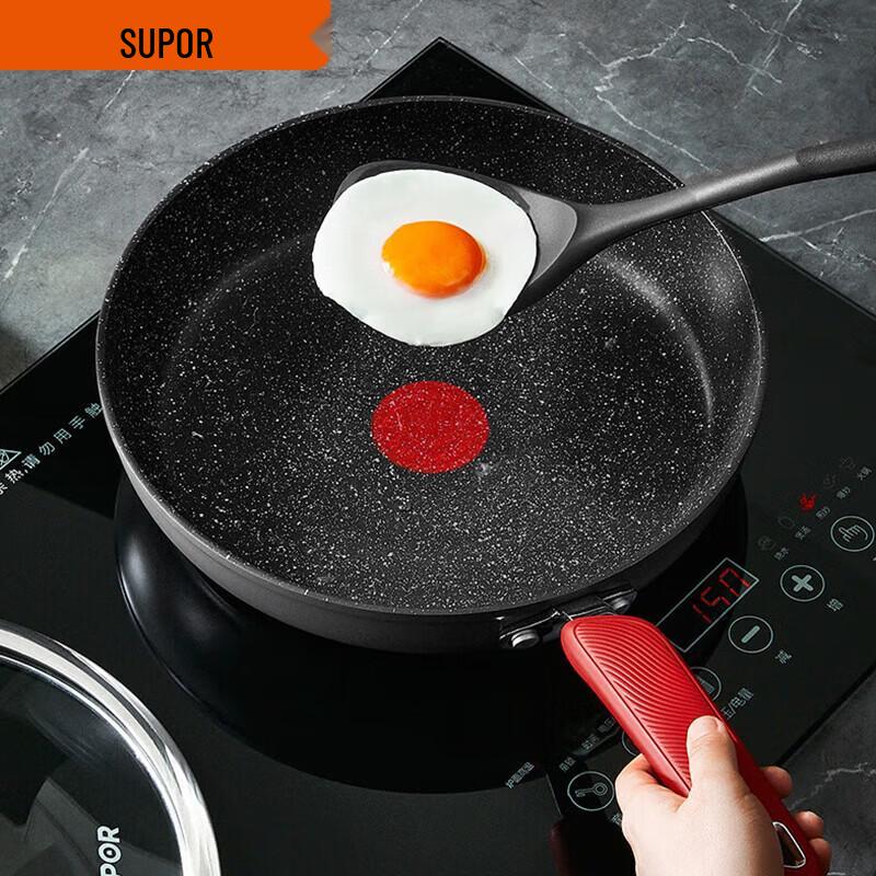 SUPOR PJ28W8 Red Spot Non-Stick Frying Pan
