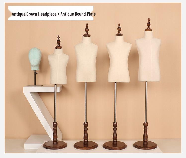 Children`s Half-Body Mannequin: Male & Female