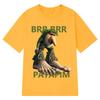 Brr Brr Patapim T Shirt Funny Italian Brainrot Meme Graphic Men Women Tshirt Summer Short Sleeve Cotton Tees Casual Oversize Top