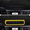 Yellow Dashboard Differential Control Switch Panel Cover For Ford Bronco +