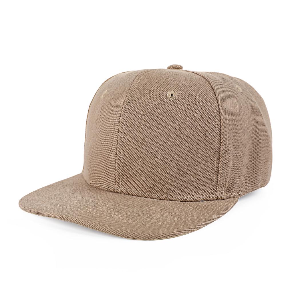 Spring/Summer Trendy Unisex Polyester Flat Brim Hat with Embroidered Logo - European & American Style