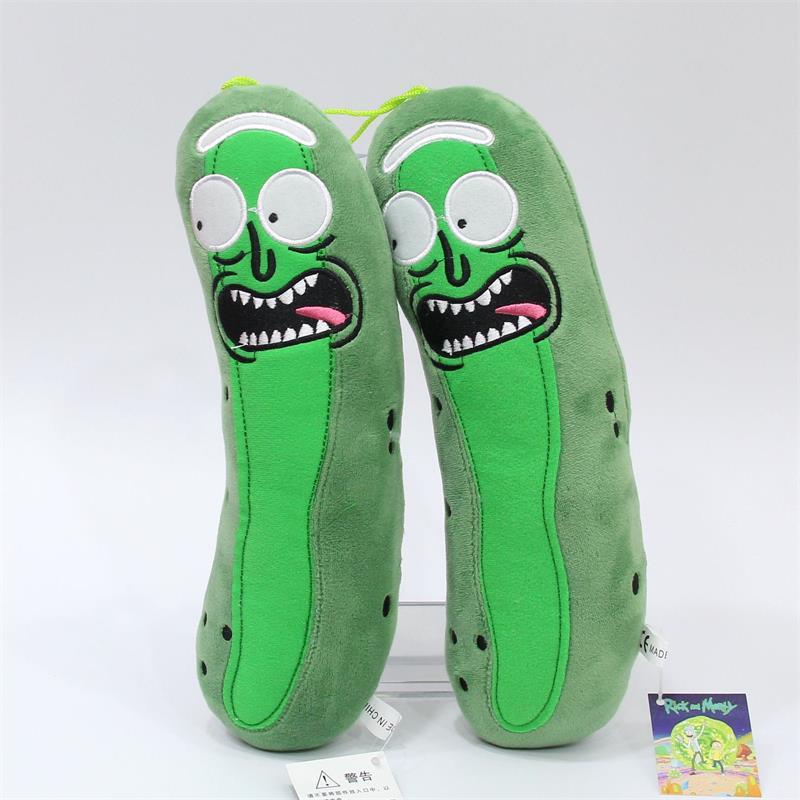 Rick And Morty Gurka Gosedjur Med PP-Bomull För Barnpresent Och Samlarobjekt