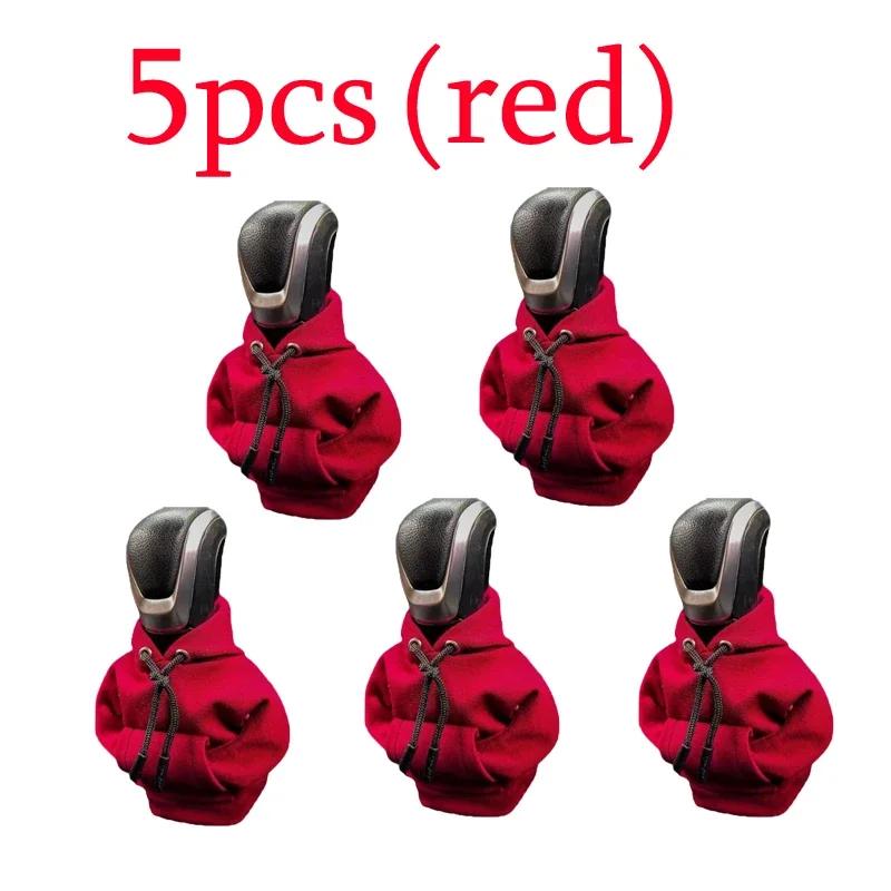 30/20/10/5/1pcs Car Gear Shift HoodieCover Fashion Gearshift Wholesale Car Gear Shift Knob Cover Manual Handle Gear Sweatshirt