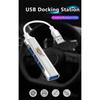 Type-C Turn USB Adapter Multi Port Distributor Hub Car Goods For Cadillac CT5 CT6 CTS Seville ATS XTS Celestiq Ciel Escala SRX XT4 XT5 ELR Elmiraj EXT