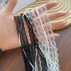 Fashion Choker Necklace for Women Sexy Black White Lace Bowknot Pendant Short Clavicle Chain Gothic Chokers Aesthetic Jewelry