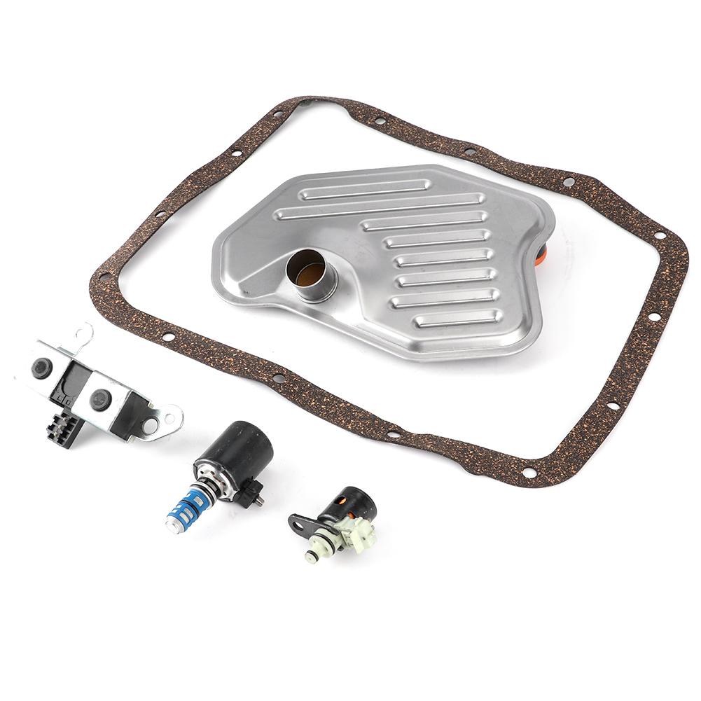 

4R70W AODE Комплект соленоидов и фильтра для автоматической коробки передач EPC TCC Lockup Shift Подходит для FORD LINCOLN