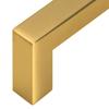 Furniture Handles 10 Pcs Golden 64 Mm Stainless Steel