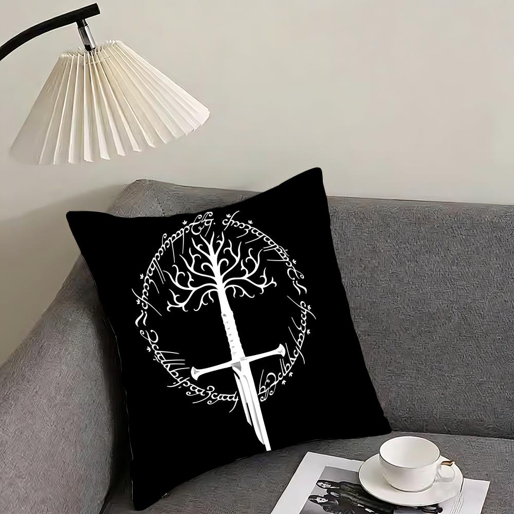 The L-Lord Ringss Movie Cushion Cover Pillowcase Ultra Soft Skin Friendly Fabric Cloud Like Comfort & Concealed Zipper