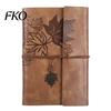 Daily Writing Notebook Vintage Faux Leather Journal, Refillable for Travel Office Writing, A5 Size Lined Blank Dairy Planner, Gift Men & Women