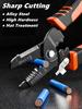 Multi-Functional Electrician Wire Cutter/Stripper/Crimper Wire Stripping Cutting Crimping Plier For Peeling & Network Cabling
