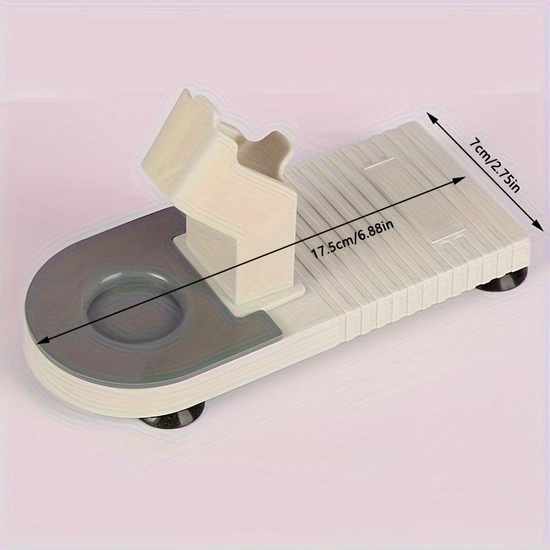 1pc Hot Glue Gun Stand Holder - Plastic Melt Glue Gun Base Bracket with Storage Box - DIY Craft Tool Organizer for Home Maintenance