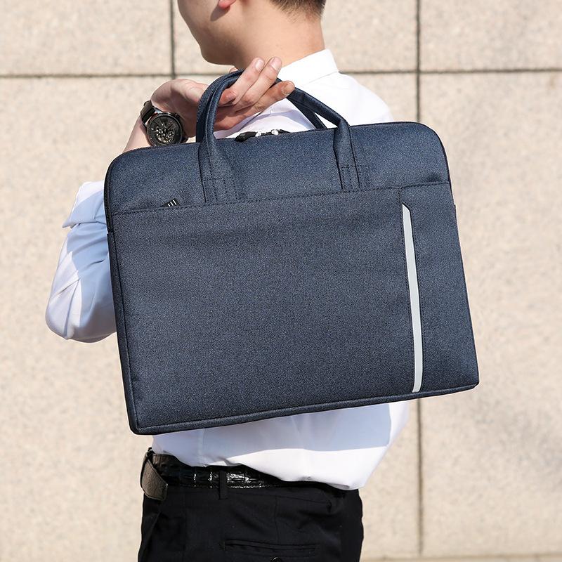 Business Laptop Bag Simple Textured Men and Women Laptop Bag