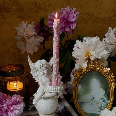 1PC Aromatherapy Candles Romantic Exquisite Home Fragrance Party Long Candle Home Decoration Long Rod Candles Restauarant 5 Colors