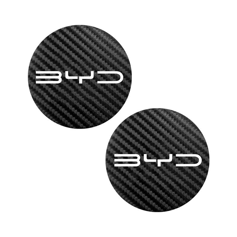

2Pcs Car coaster water anti slip pad silicone waterproof interior accessories For BYD Atto 3 E6 Tang F3 Song F3R Qing Yuan I3