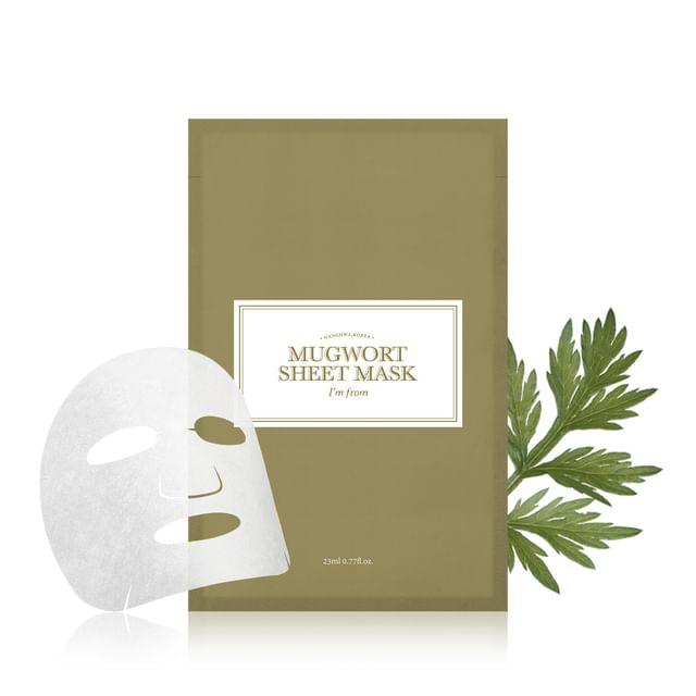 I m from - Mugwort Sheet Mask 23ml x 1pc