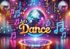 Backdrop for 70s, 80s and 90s Disco Dance Party, Retro Club, Neon Ball, Stage Banner, Background Props for Ph5257