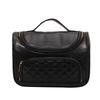 New Women's Embroidery Portable Large-capacity Cosmetic Bag To Improve Appearance Solid Color Large Storage Toiletry Bag