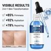Copper Peptide Facial Serum with Hyaluronic Acid, Lightweight Deep Hydration Serum, Smooth & Plumping, Copper Peptides Serum for Face, Tightening, Rep