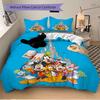 3pcs Disney Characters Quilt Set Soft and Comfortable Bedroom, Guest Room and Dorm Decor Bedding Set W019
